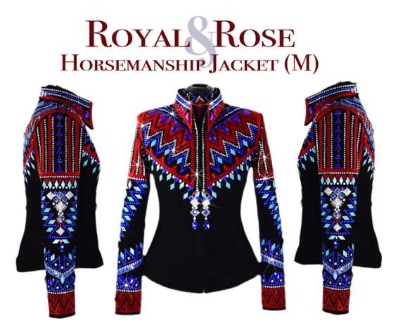 Royal and Rose Horsemanship Show Jacket